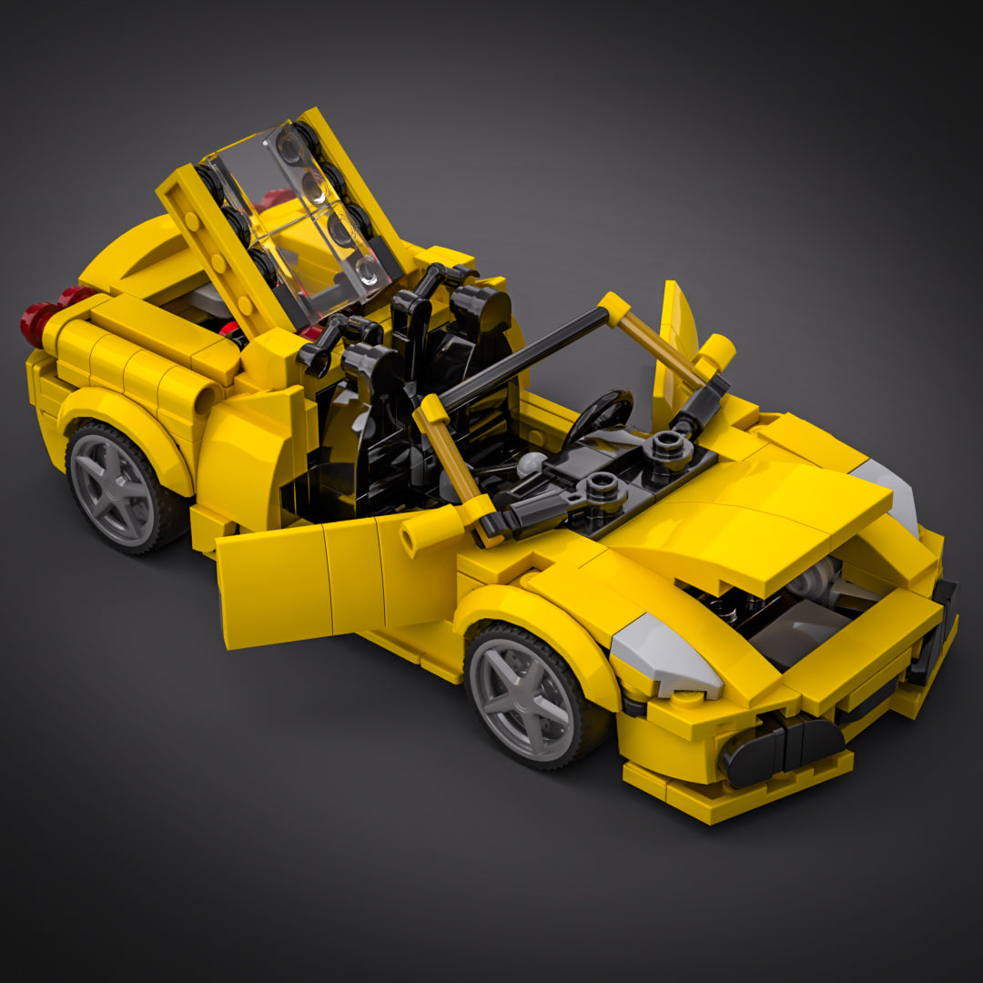 Inspired by Ferrari F430 - Yellow (instructions)