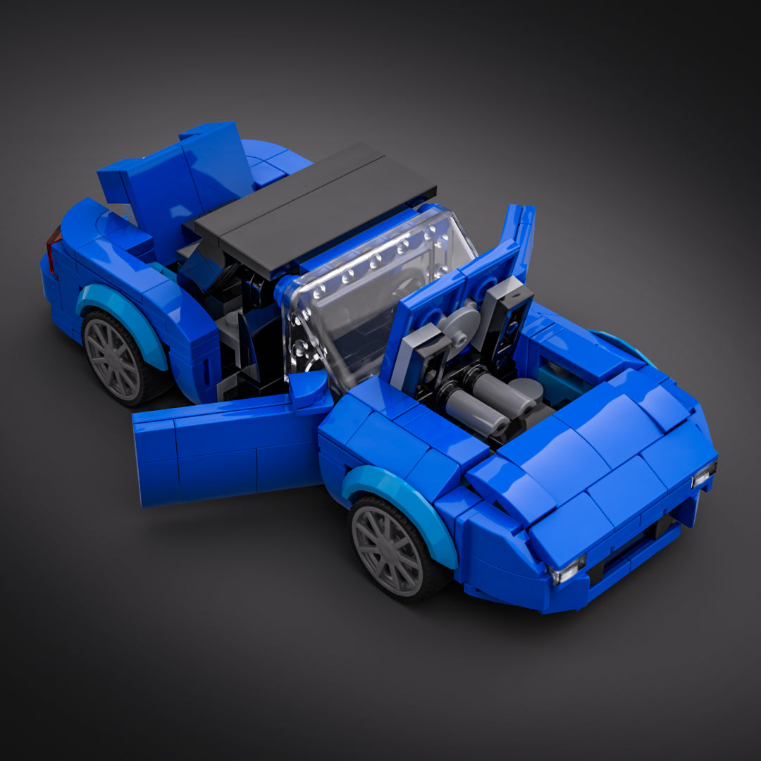 Inspired by Mazda Miata NA - Blue (instructions)