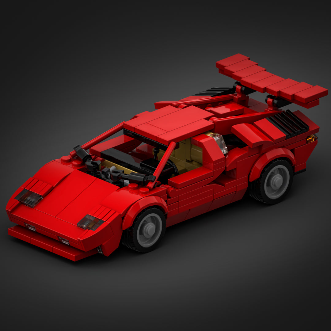 Inspired by Lamborghini Countach - Red (Kit)