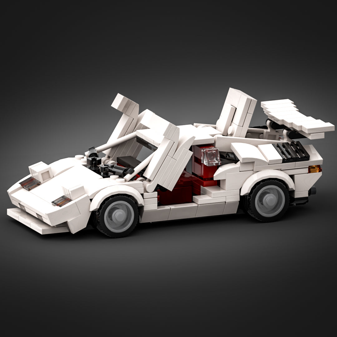 Inspired by Lamborghini Countach - White (Kit)