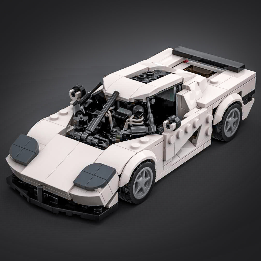 Inspired by Koenigsegg CCX - White (Kit)