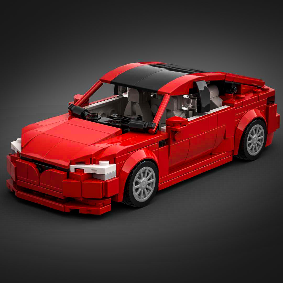 Inspired by Tesla Model S - Red (Kit)