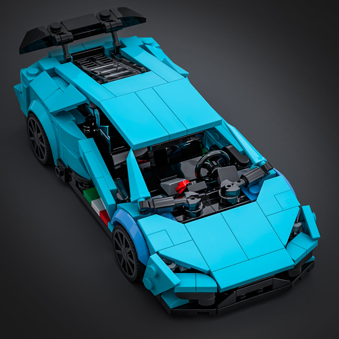 Inspired by Lamborghini Huracan Performante - Blue (Kit)