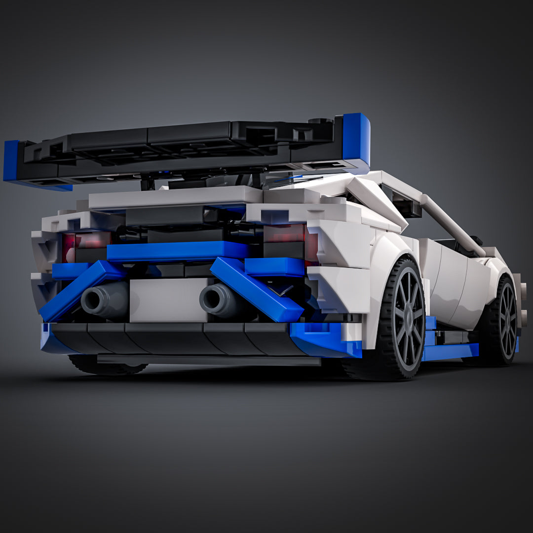 Inspired by Lamborghini Huracan STO - White & Blue (Kit)