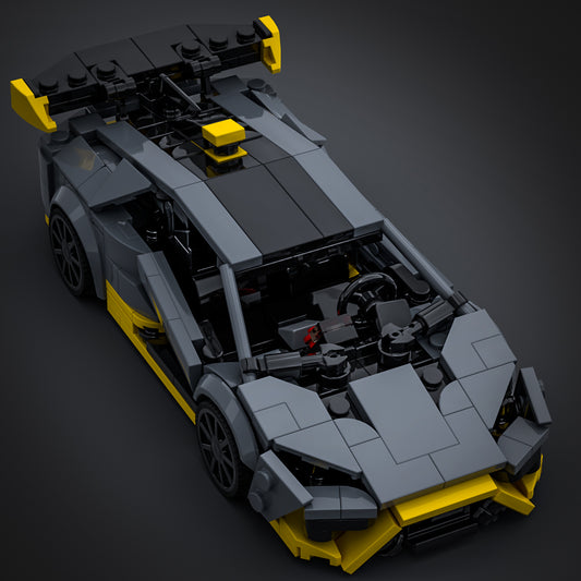 Inspired by Lamborghini Huracan STO - Grey & Yellow (Kit)