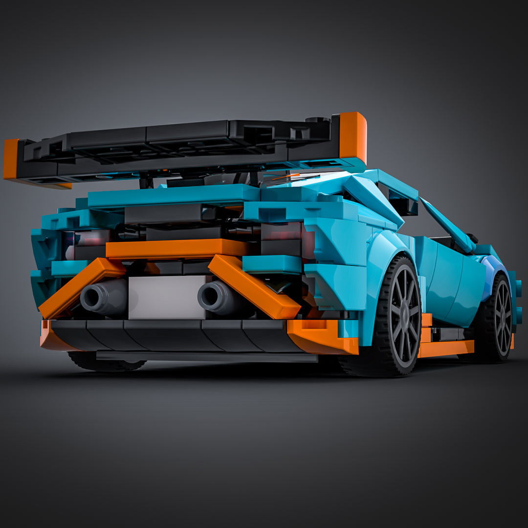 Inspired by Lamborghini Huracan STO - Blue & Orange (Kit)