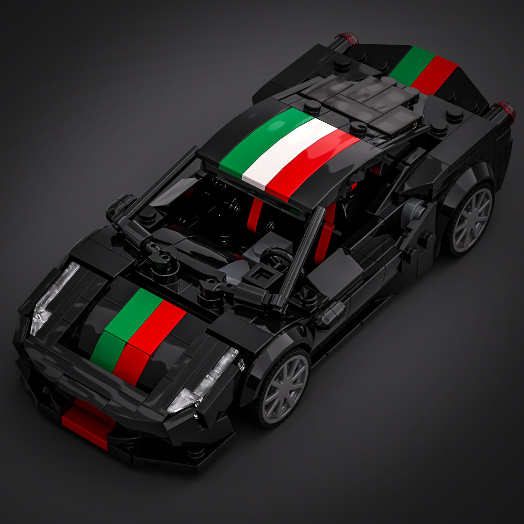 Inspired by Ferrari 488 Pista - Black (instructions)