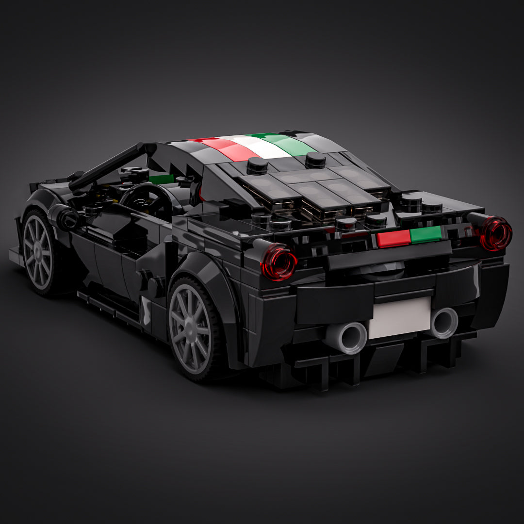 Inspired by Ferrari 488 Pista - Black (Kit)