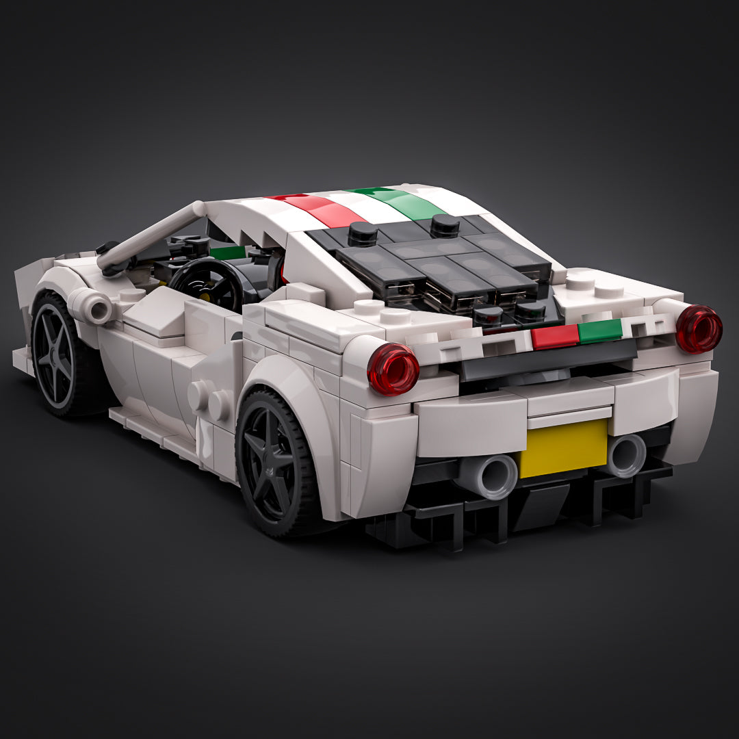 Inspired by Ferrari 488 Pista - White (Kit)