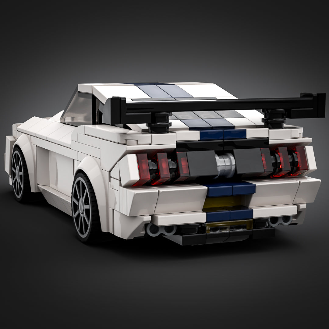 Inspired by Ford Mustang Shelby GT500 - White (instruction)