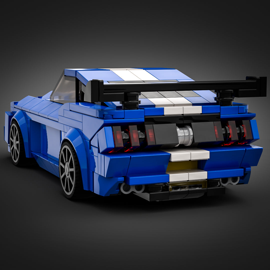 Inspired by Ford Mustang Shelby GT500 - Blue (instructions)
