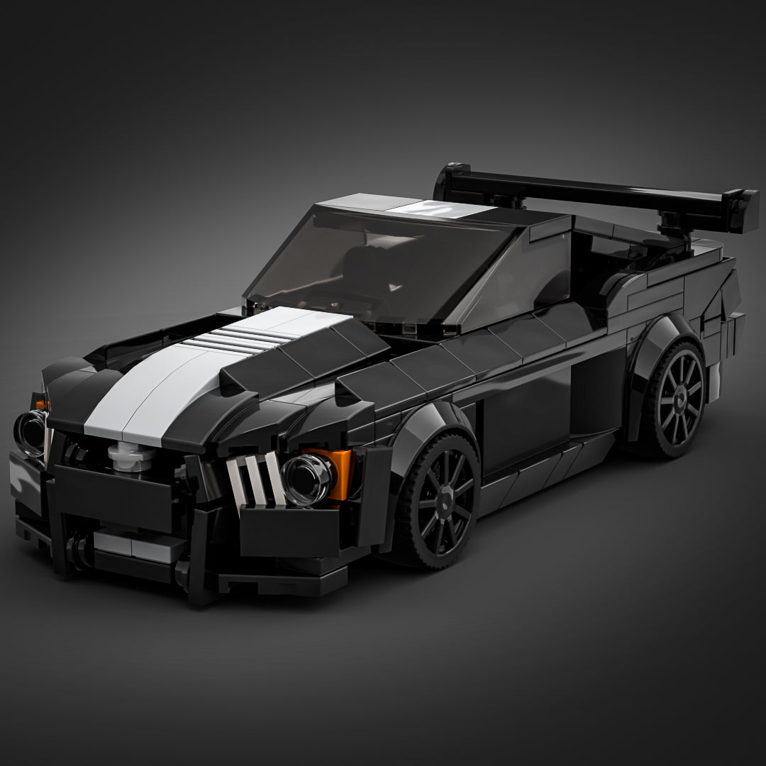 Inspired by Ford Mustang Shelby GT500 - Black (instructions)