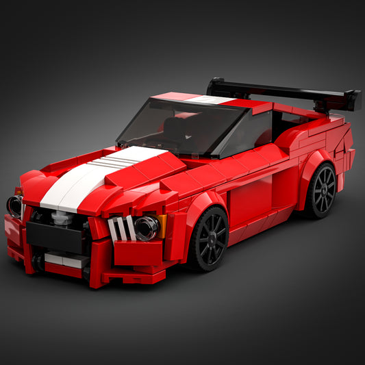 Inspired by Ford Mustang Shelby GT500 - Red (instructions)