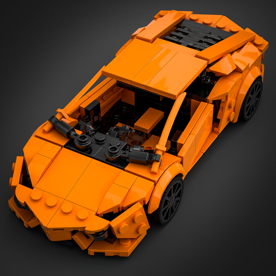 Inspired by Lamborghini Aventador - Orange (instructions)