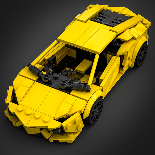 Inspired by Lamborghini Aventador - Yellow (instructions)