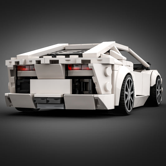 Inspired by Lamborghini Aventador - White (instructions)