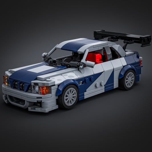 LEGO MOC BMW M3 E46 GTR Most Wanted - Manual by GoldenBrickDesign