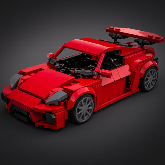 Inspired by Porsche 718 GT4 - Red (instructions)