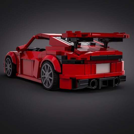 Inspired by Porsche 718 GT4 - Red (instructions)