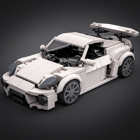 Inspired by Porsche 718 GT4 - White (instructions)
