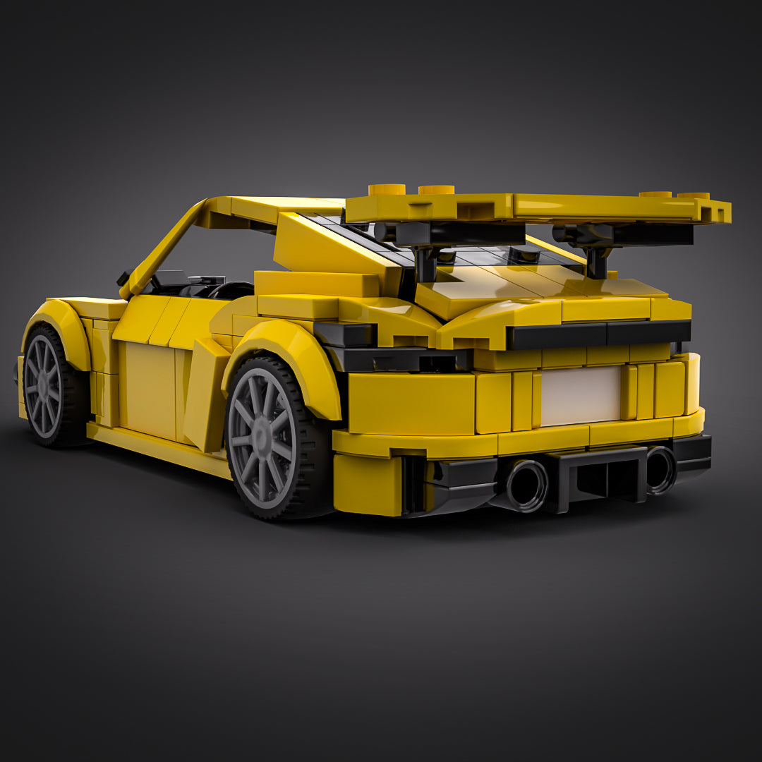 Inspired by Porsche 718 GT4 - Yellow (instructions)