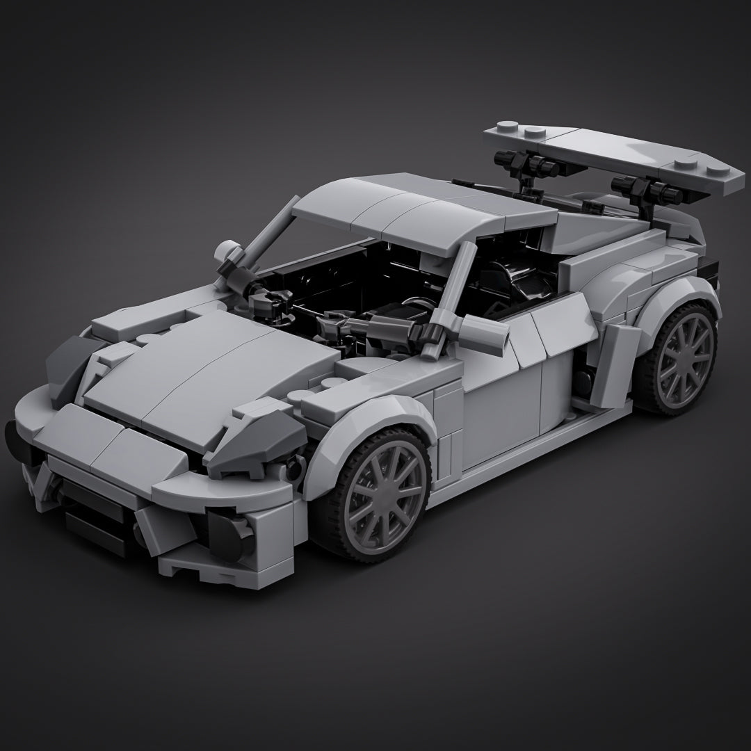 Inspired by Porsche 718 GT4 - Light Grey (Kit)