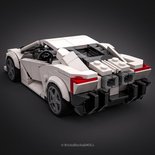 Inspired by Lamborghini Revuelto - White (instructions)