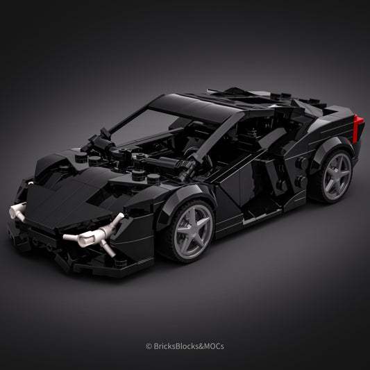 Inspired by Lamborghini Revuelto - Black (Kit)