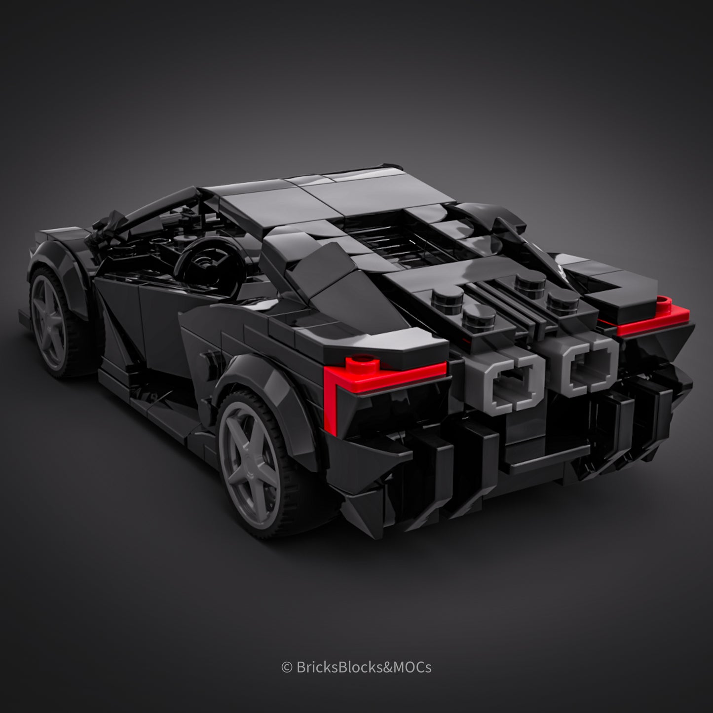Inspired by Lamborghini Revuelto - Black (instructions)