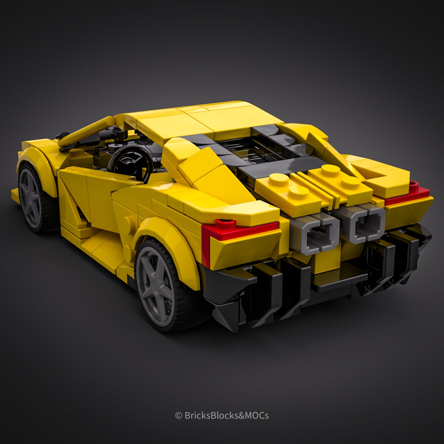 Inspired by Lamborghini Revuelto - Yellow (instructions)