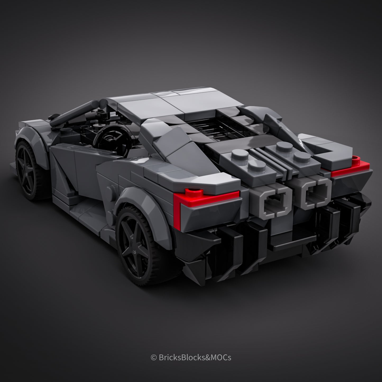 Inspired by Lamborghini Revuelto - Grey (instructions)