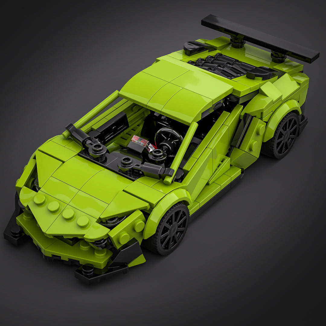 Inspired by Lamborghini Aventador SV - Lime (instructions)