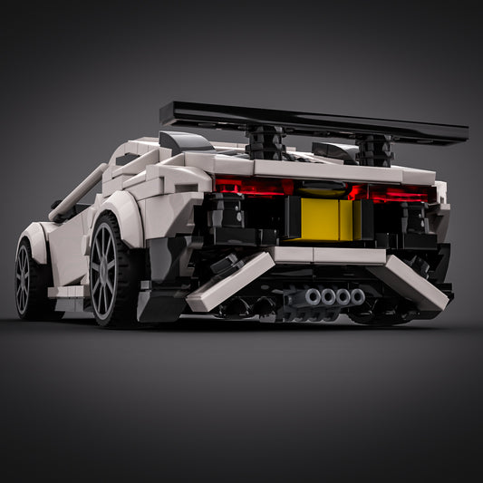 Inspired by Lamborghini Aventador SV - White (instructions)
