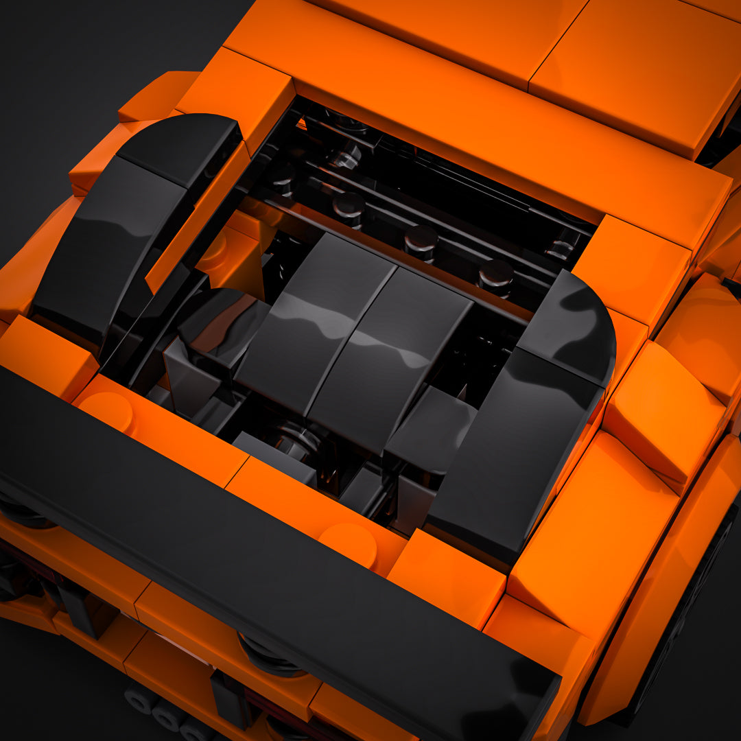 Inspired by Lamborghini Aventador SV - Orange (instructions)