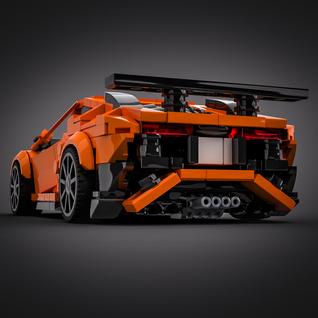 Inspired by Lamborghini Aventador SV - Orange (instructions)