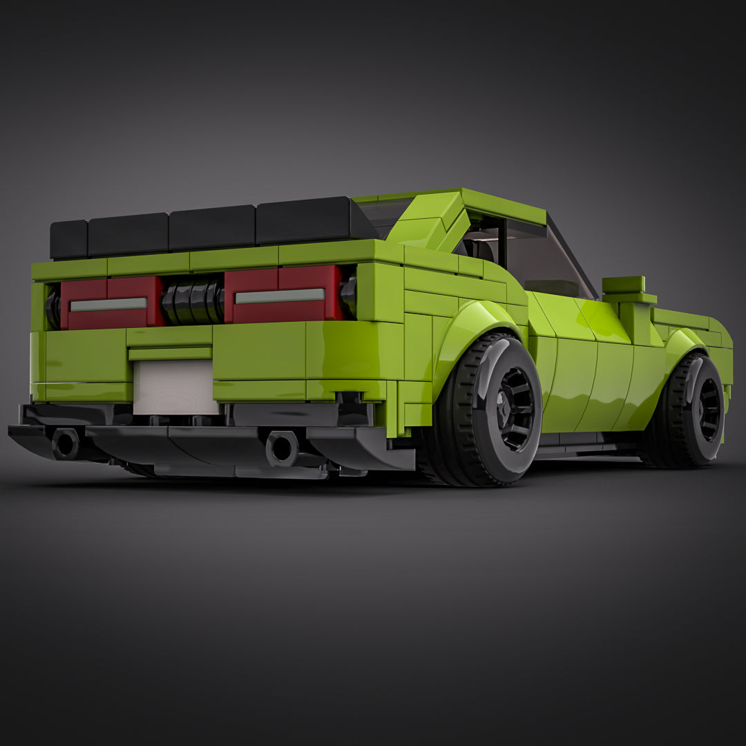 Inspired by Dodge Challenger - Lime & black (instructions)
