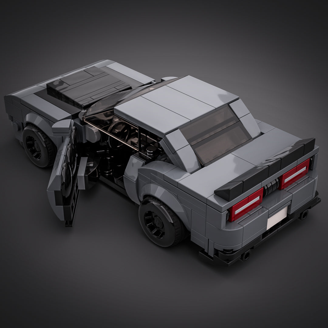 Inspired by Dodge Challenger - Grey & black (instructions)