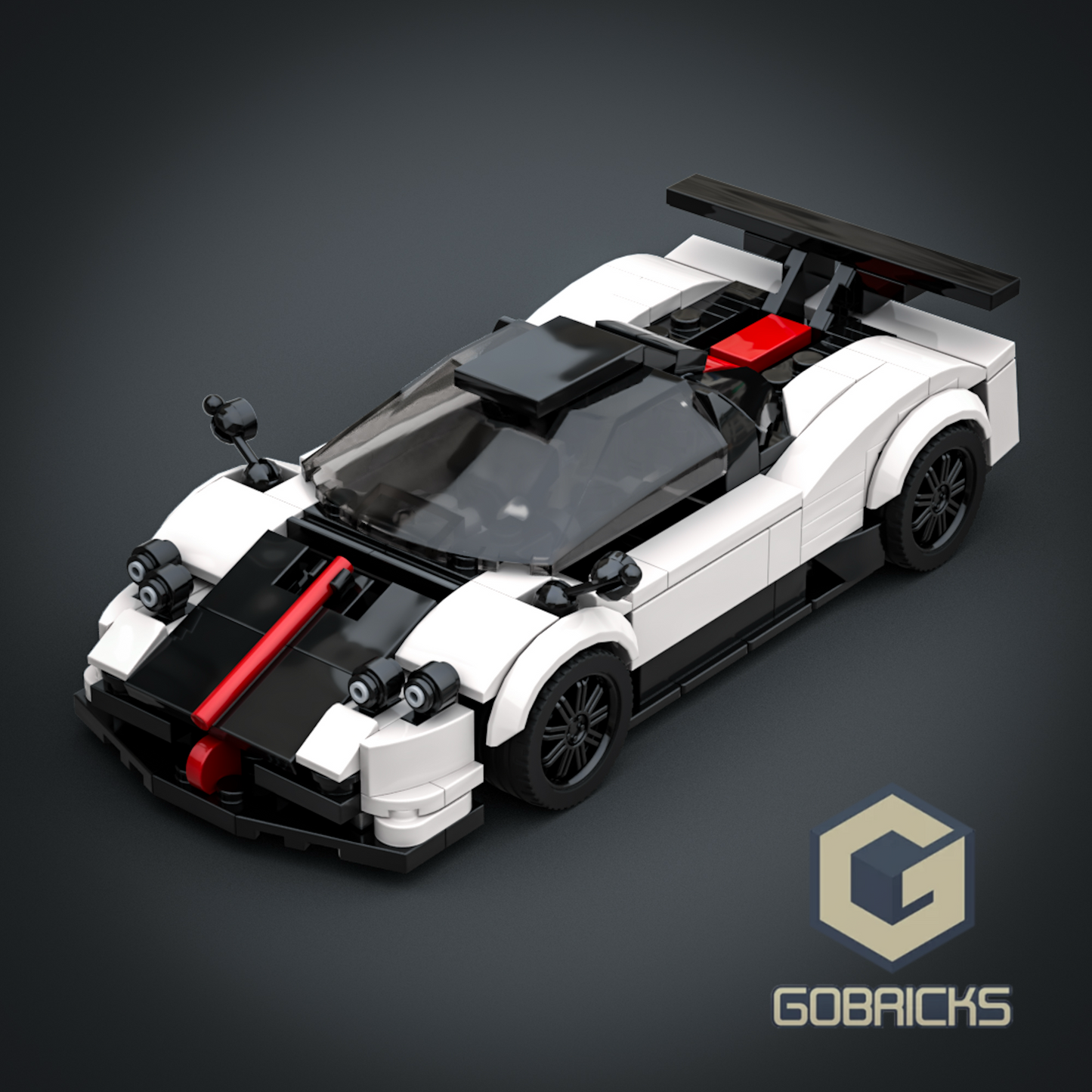 Inspired by Pagani Zonda Cinque - GoBricks LIMITED KIT