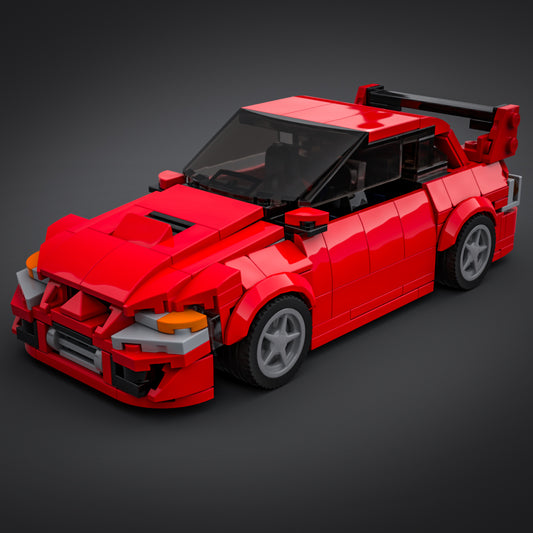 Inspired by Mitsubishi EVO - Red (instructions)