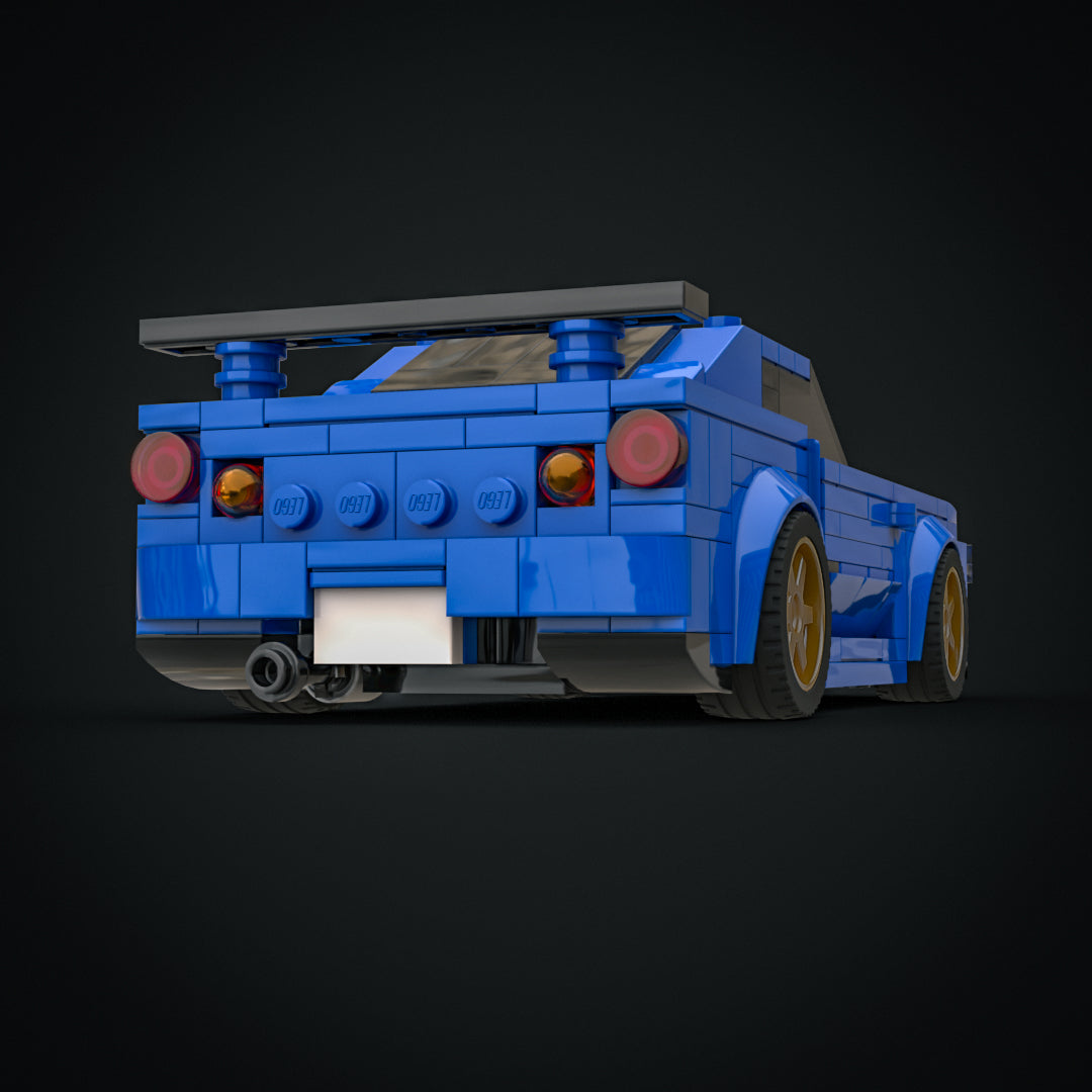 nissan skyline gtr r34, rear