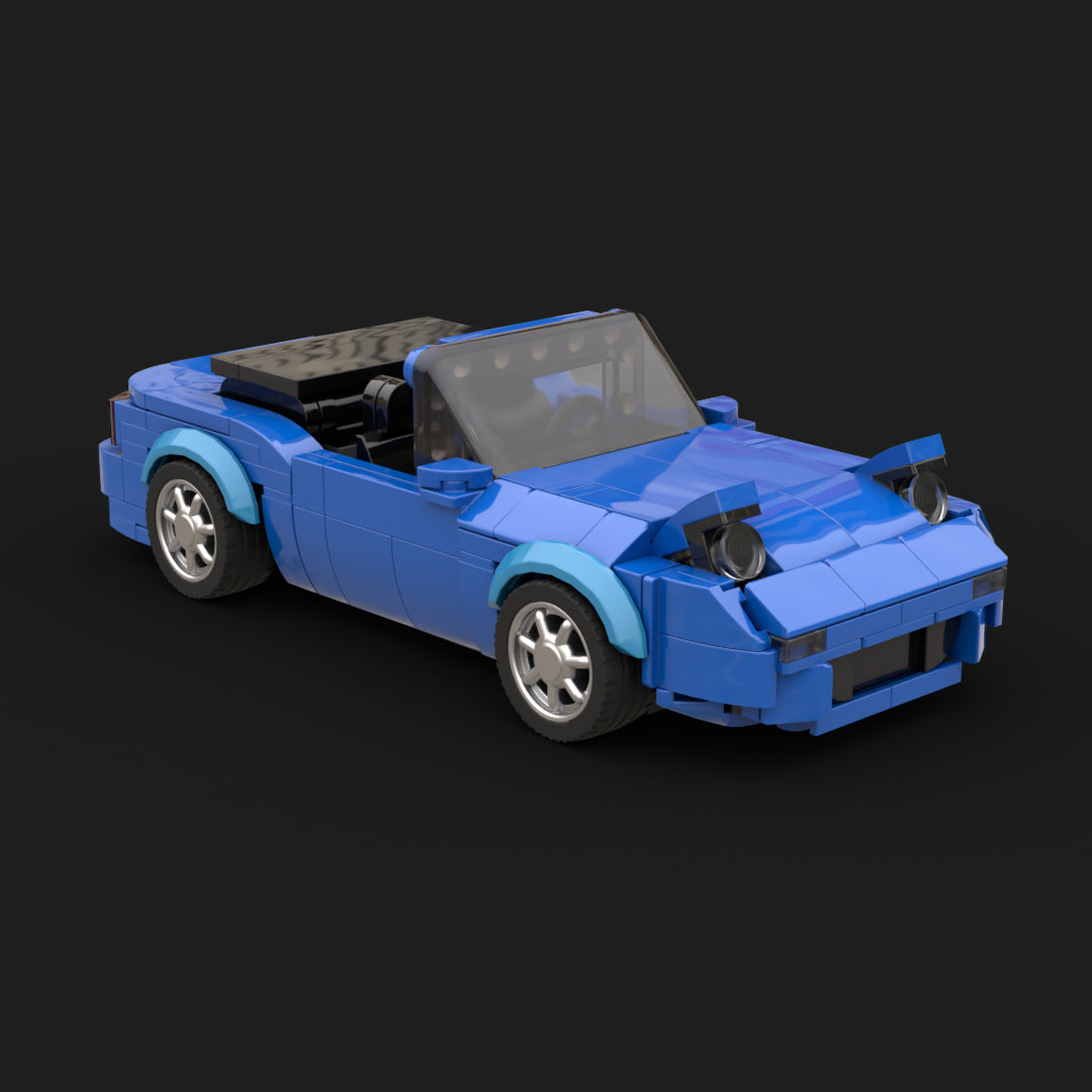 mazda mx5 na, blue