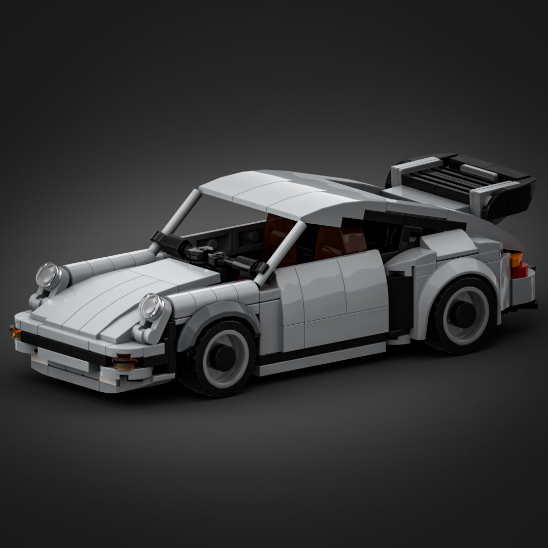 Inspired by Porsche 930 Turbo - Light Grey (instructions)