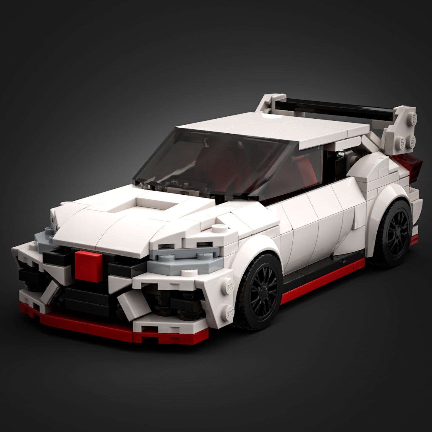 Inspired by Honda Civic Type R - White (instructions)