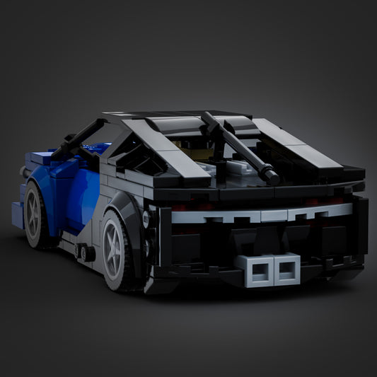Inspired by Bugatti Chiron - Blue & Black (instructions)