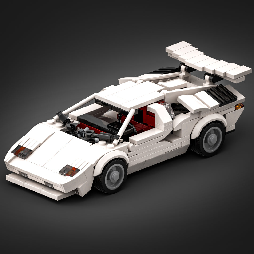 Inspired by Lamborghini Countach - White (instructions)