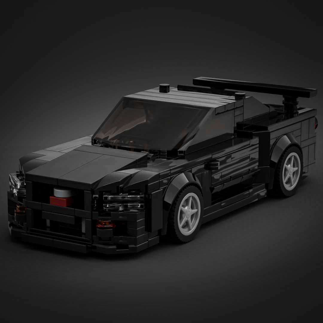 Inspired by Nissan Skyline R34 GTR - Black (instructions)
