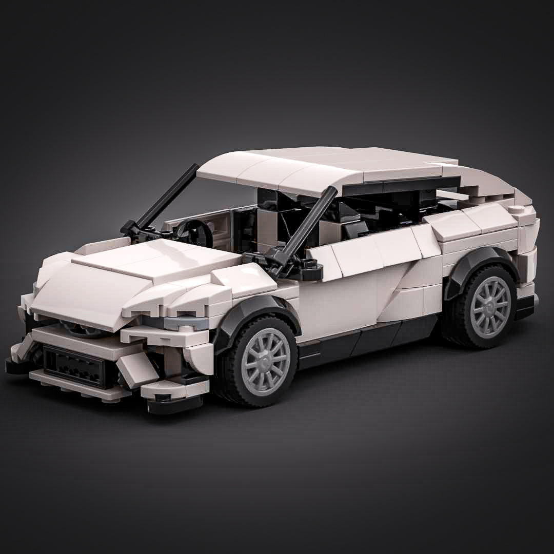 Inspired by Lamborghini Urus - White (instructions) – bricksblocksandmocs