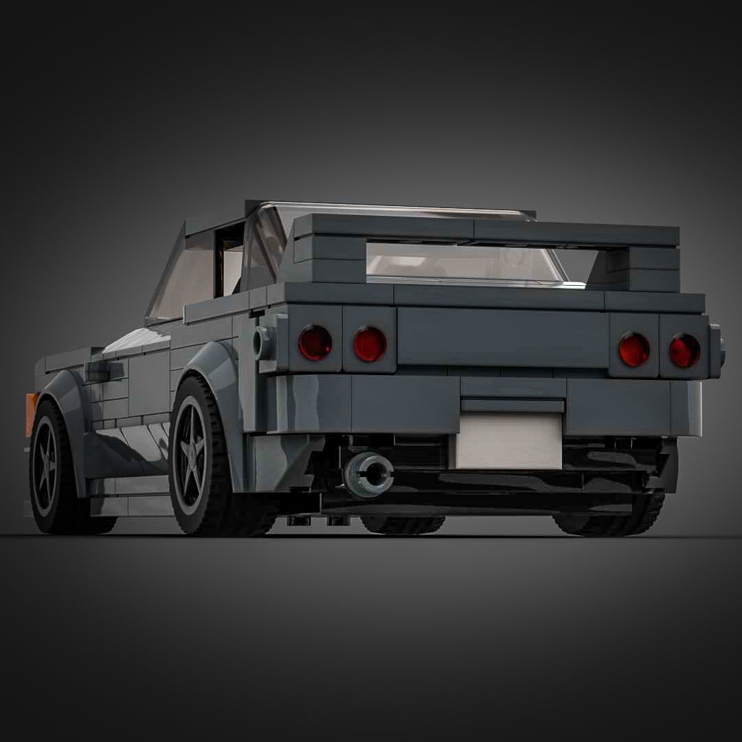 Inspired by Nissan Skyline R32 - Grey (instructions)