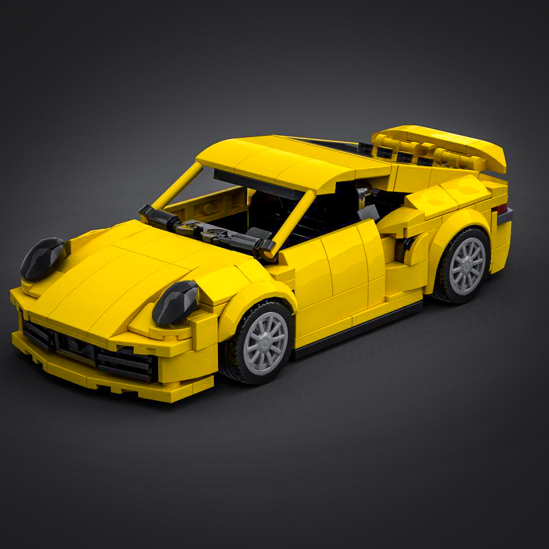 Inspired by Porsche 992 Turbo S - Yellow (instructions)