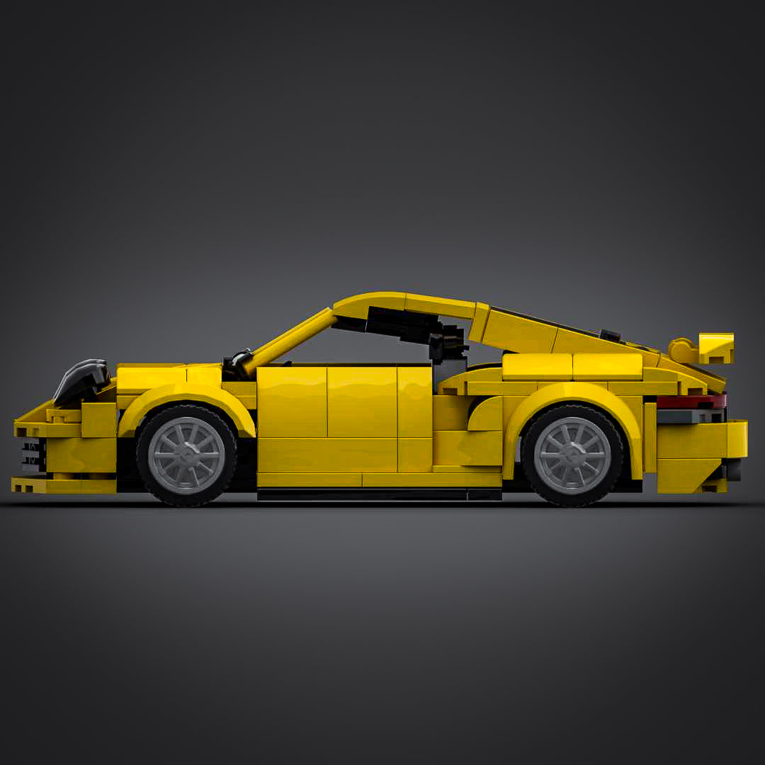 Inspired by Porsche 992 Turbo S - Yellow (instructions)